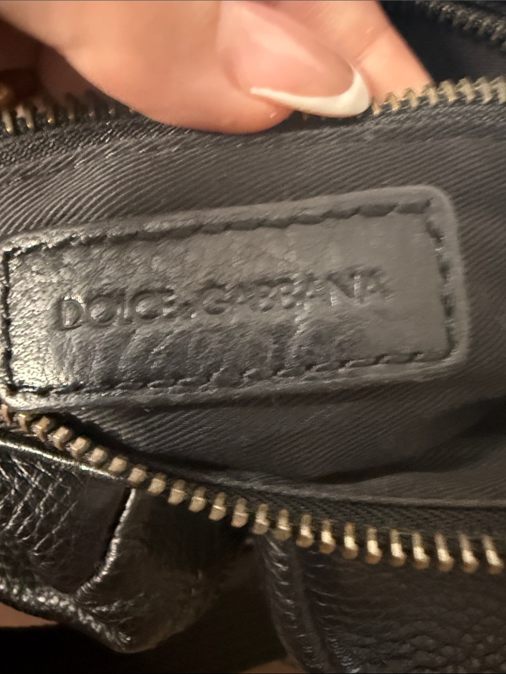 Dolce & Gabbana Black Leather Waist Bag / Belt Bag - Picture 9 of 12